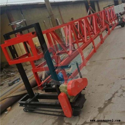 轨道式马路拉毛机 桁架悬轨式刻纹机厂家 大型路面刻纹机拉毛机定制