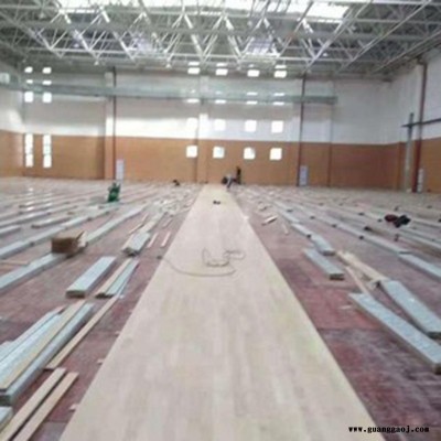 室内篮球馆羽毛球馆舞台专用 森舒体育运动木地板 枫桦木实木 篮球场NBA