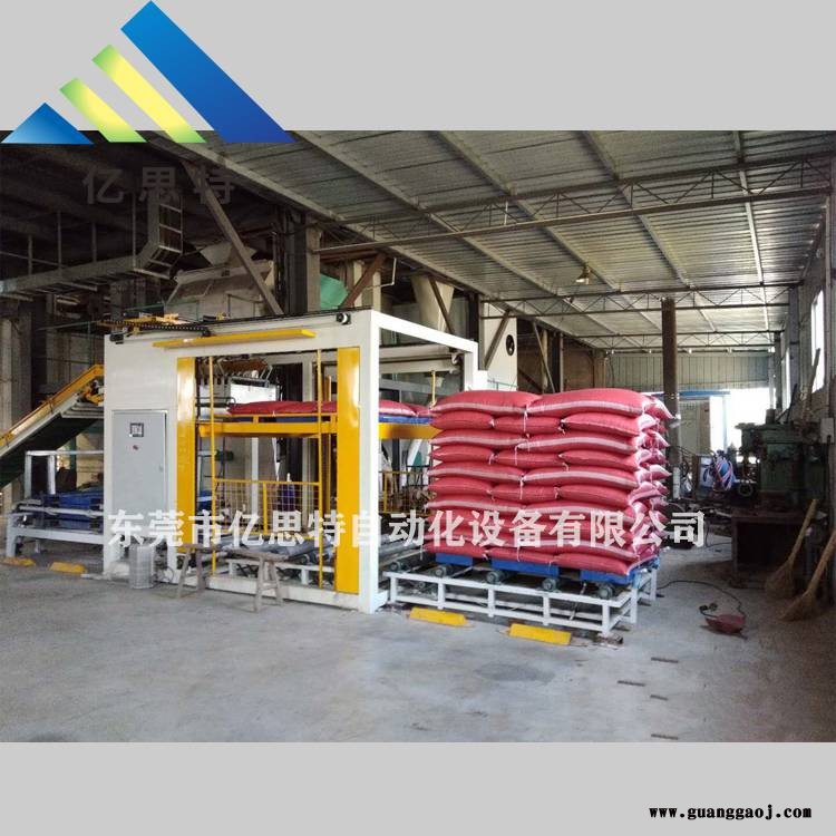 东莞亿思特袋装化肥复合肥料码垛机器人全自动高位码垛机械手龙门码垛机桁架机器人图3