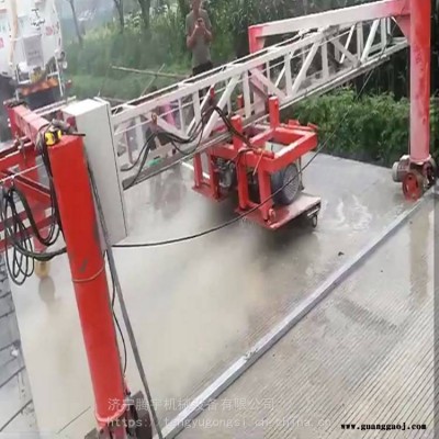 腾宇桁架单幅双副全自动刻纹机 混凝土路面用刻痕机现货供应悬挂式刻纹机价