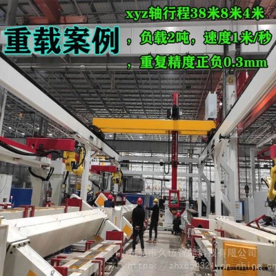 久伍智能重型重载滑台模组桁架机器人龙门机械手负载3000kg搬运码垛上下料设备