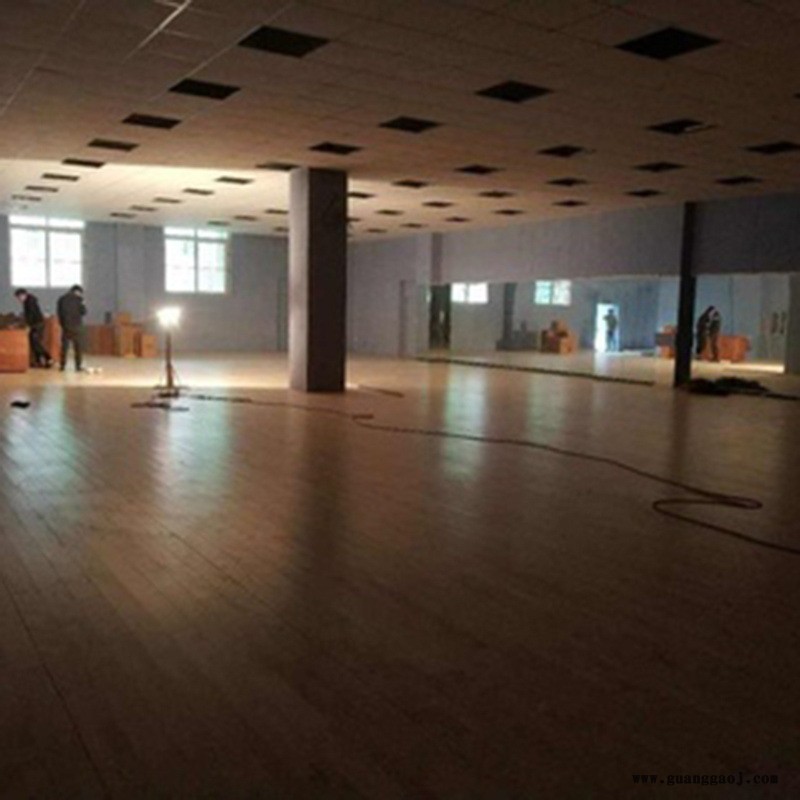 室内篮球场运动木地板 体育馆实木运动地板 舞台减震防滑双拼木地板 森舒图1
