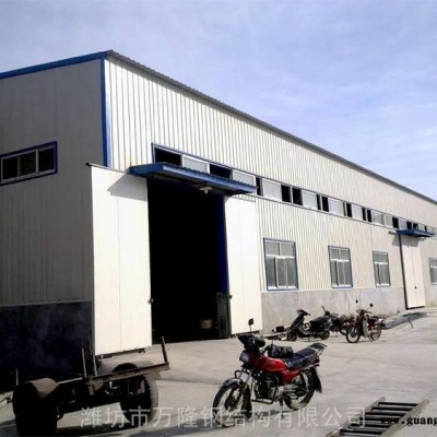 轻钢桁架结构厂房 大跨度钢结构厂房车间 停车场 仓库 设计定制搭建