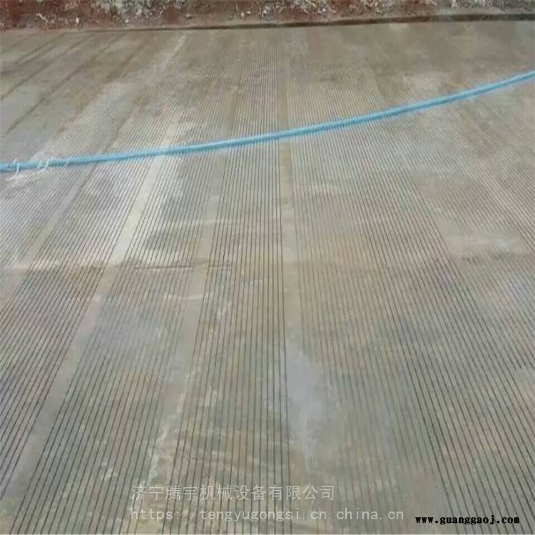 全自动大型悬挂桁架双副刻纹机厂家混凝土路面导轨刻纹机图2