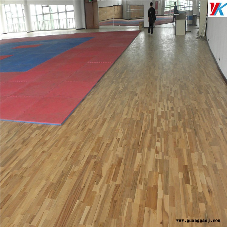 舞台木地板施工 专用体育馆运动实木地板 运动木地板 艺科体育地板图4