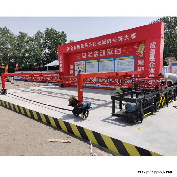 电动悬挂式路面刻纹机 大型桁架刻纹机 宽幅路面拉纹机厂家定做图2
