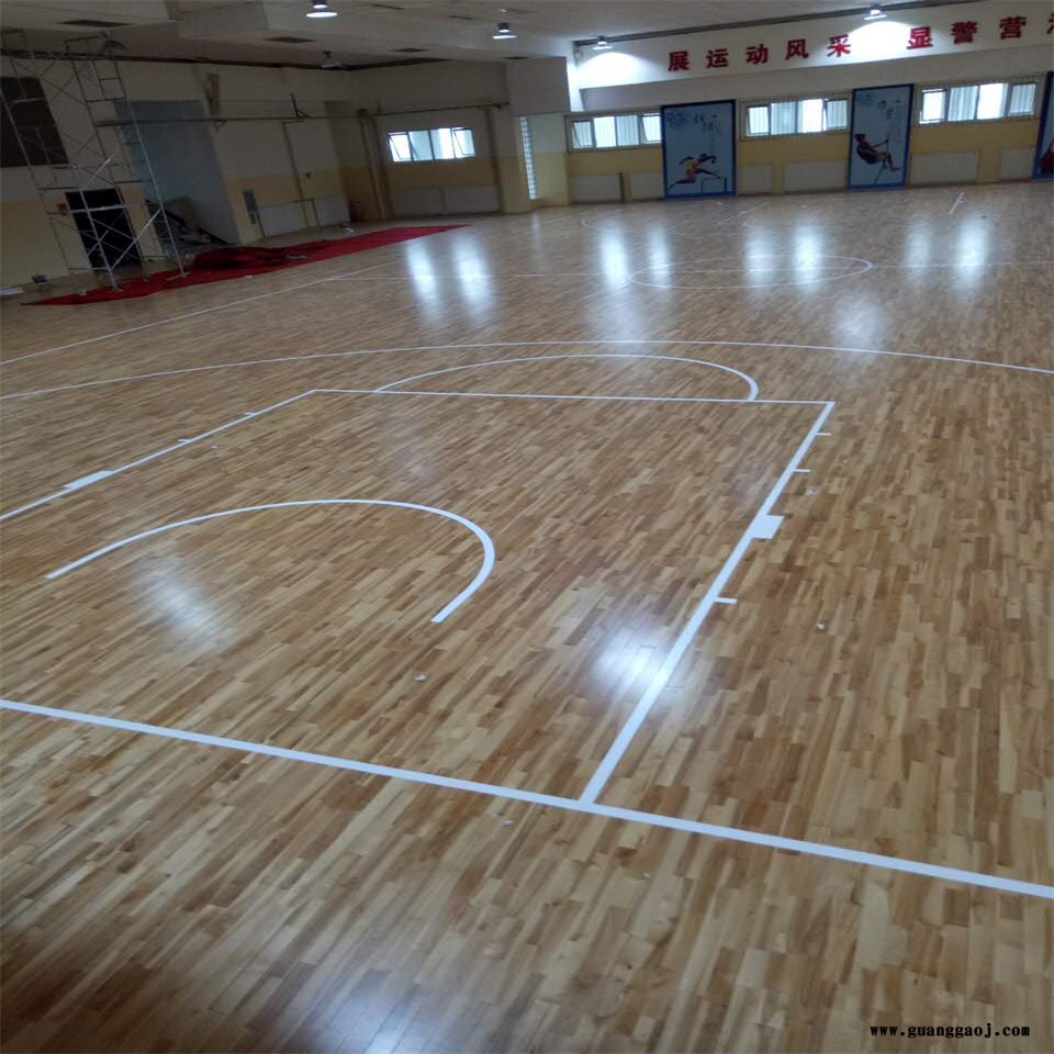 凯洁地板 柞木羽毛球木地板烘干 苍山县舞台木地板 海北运动木地板图2