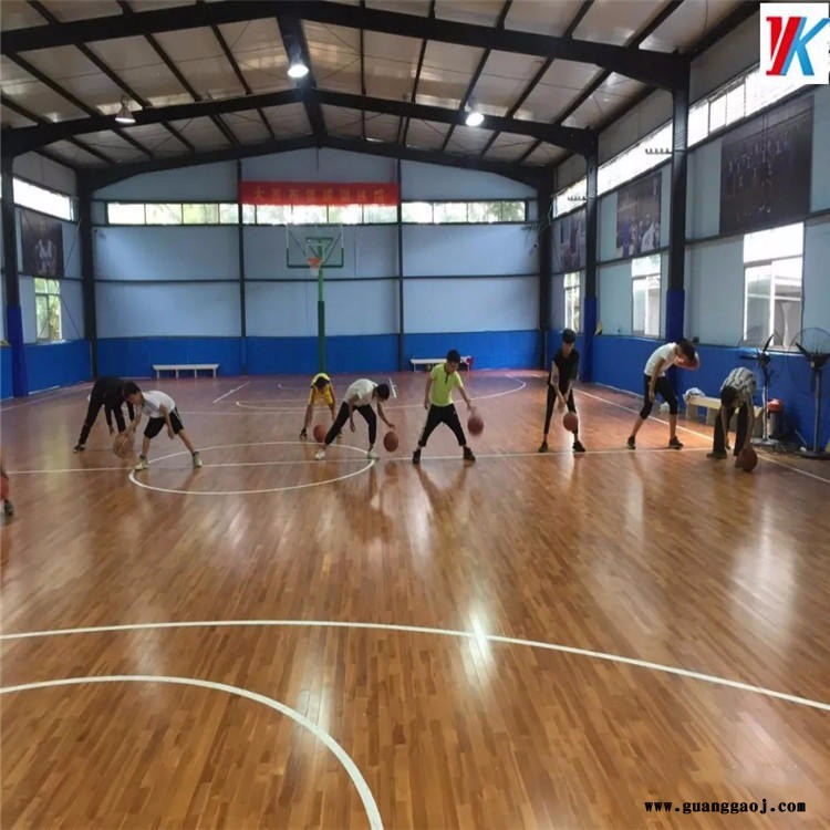 NBA运动木地板 舞台木地板 体育馆木地板 艺科厂家直销图1