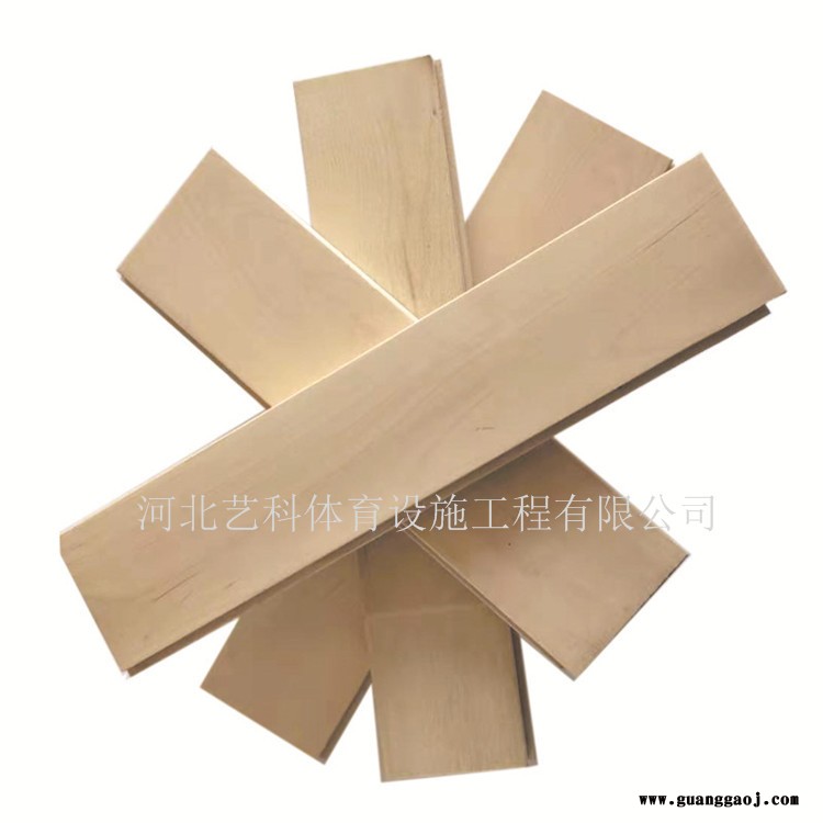 舞台专用实木地板 篮球馆运动木地板厂家价格 枫木运动木地板厂家 艺科直供图3