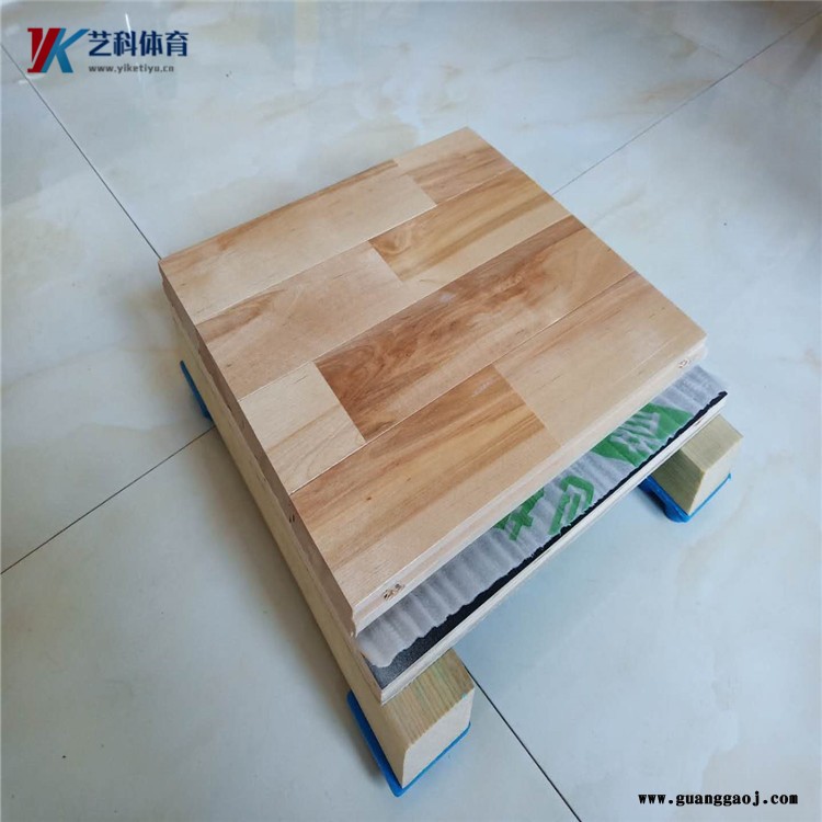 舞台木地板施工 专用体育馆运动实木地板 运动木地板生产厂家 艺科直供图1
