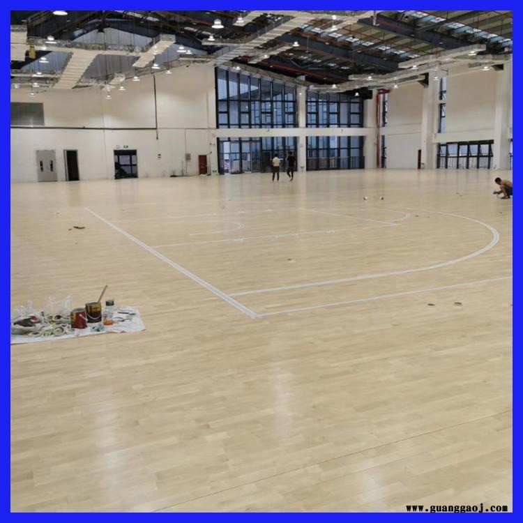 运动木地板 舞台柞木运动木地板 森启奥元 舞蹈教室枫木运动地板图1
