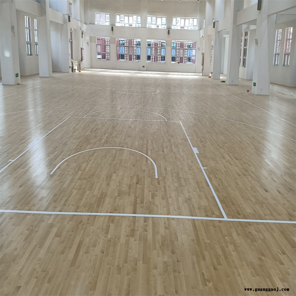 凯洁地板 枫木舞台木地板批发 宁江体育场木地板 地面材料篮球木地板图5