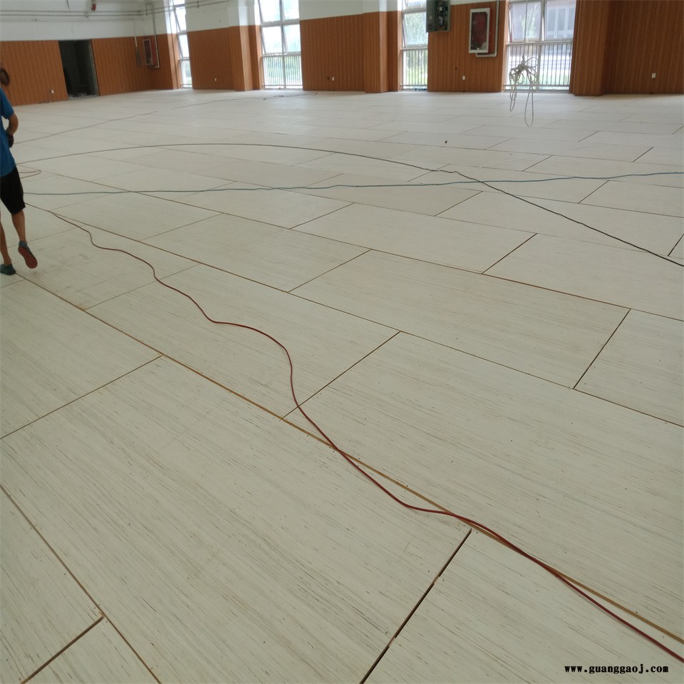 凯洁地板 榉木排球实木地板现货 获嘉县舞台木地板 海南篮球木地板图2