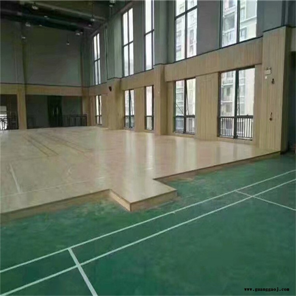 凯洁地板 枫木羽毛球木地板 章丘篮球馆木地板 夏县舞台木地板图4