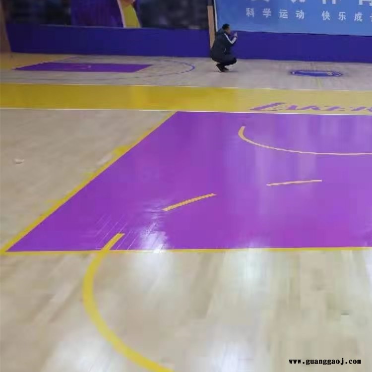 舞台专用实木地板  羽毛球馆木地板 体育运动地板 方体体育地板图2