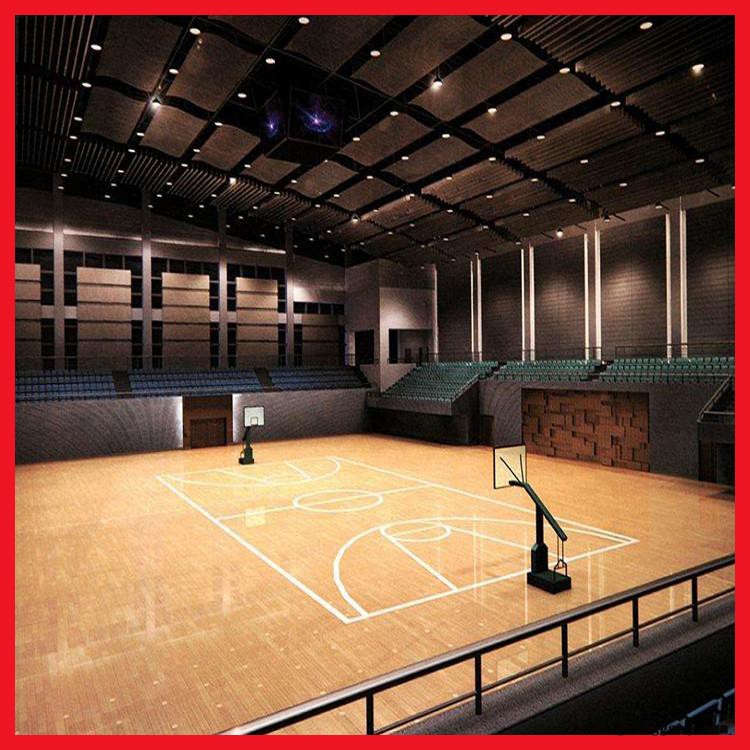 室内体育用运动木地板 舞台柞木运动木地板 森启奥元 舞蹈室木地板翻新图2