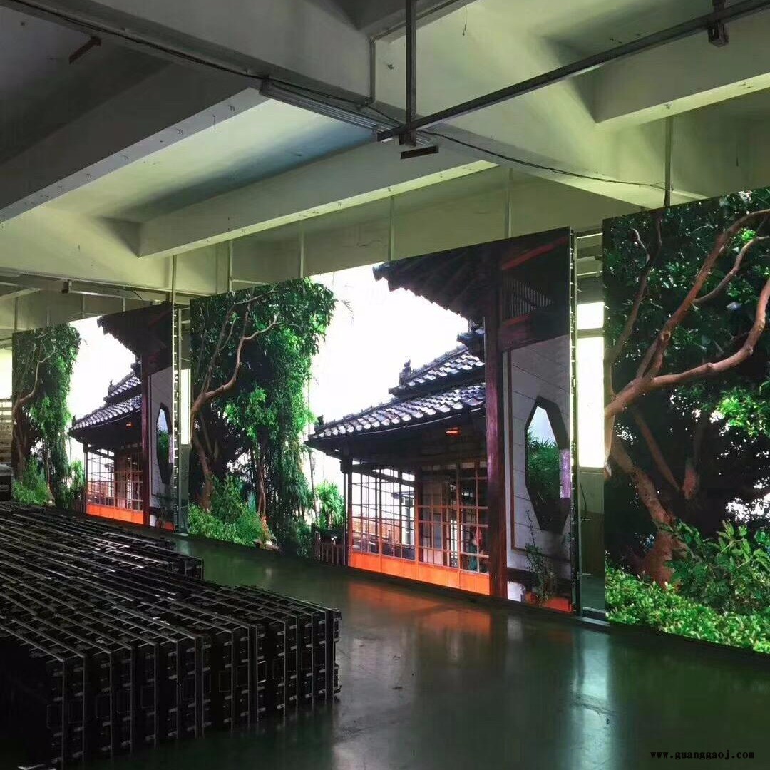 厂家批发室内LED租赁屏 婚礼酒吧酒店高清LED电子屏 泰美 P3.91 舞台租赁屏图5