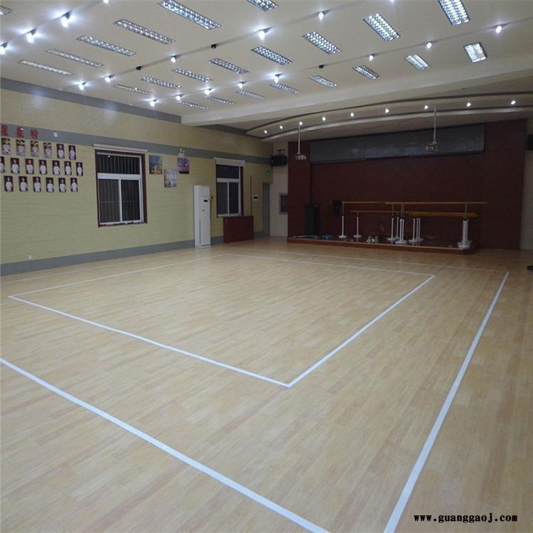 大型舞台木地板 硬枫木运动木地板 室内篮球场木地板 森启奥元图1