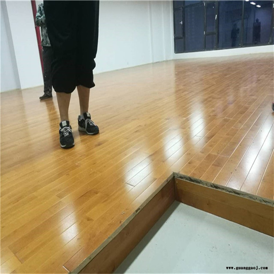 凯洁地板 柞木篮球场馆木地板施工 娄星篮球馆木地板 双桥舞台木地板图4