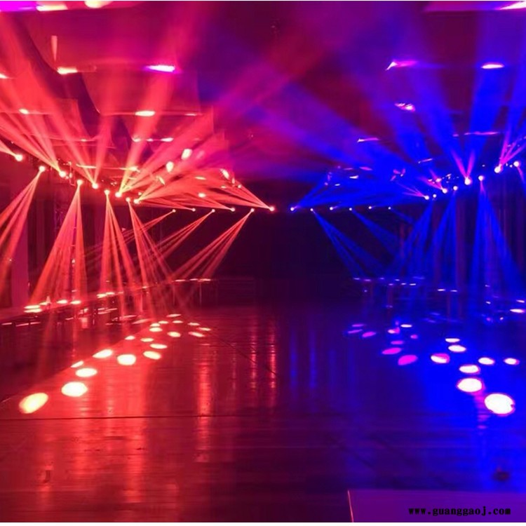 炫展舞台灯光抚顺DMX512光束灯 舞台灯光 舞台灯光效果视频图4
