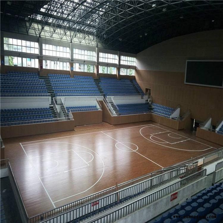 乒乓球馆运动地板 舞台用实木地板 弹性地板 森启奥元图1
