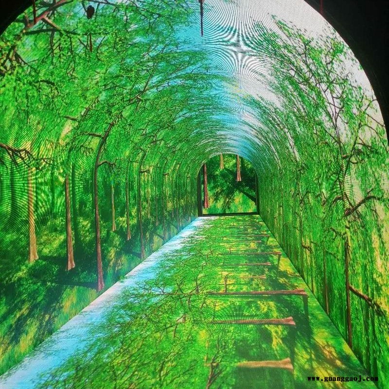 青海恒利来全彩led显示屏|时光隧道显示屏|室内全彩高清led显示屏|户外大型显示屏|景区时光隧道显示屏|多媒体显示屏图1