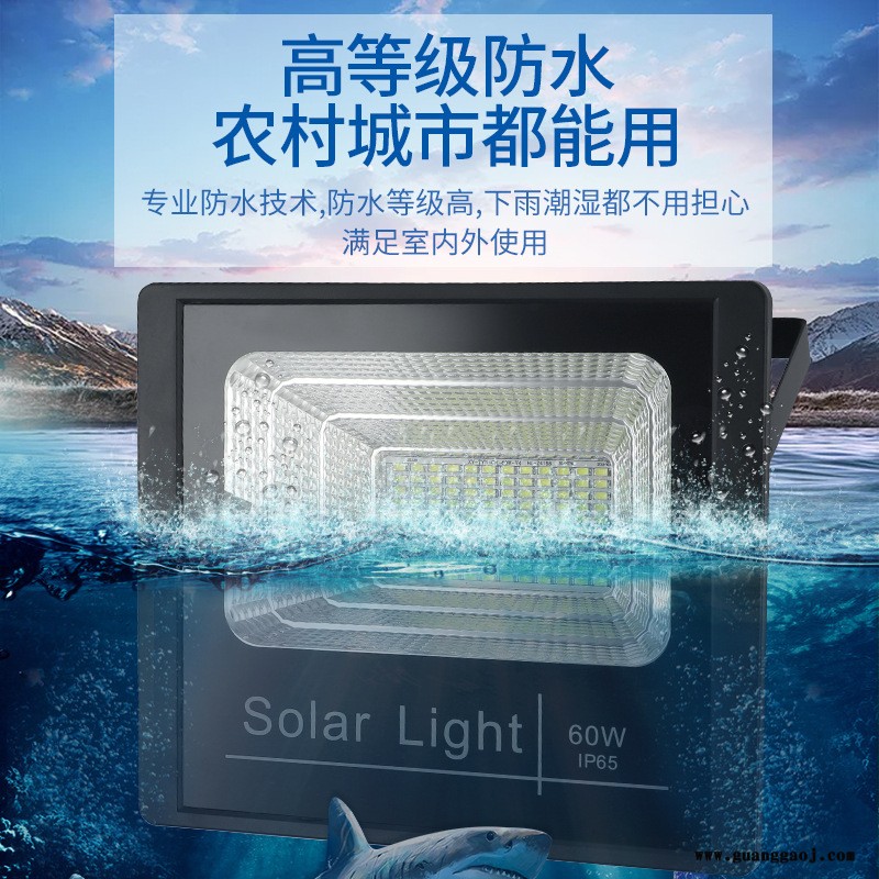 太阳能庭院灯 一拖二太阳能庭院灯 太阳能庭院投光灯 太阳能投光灯一拖二图2