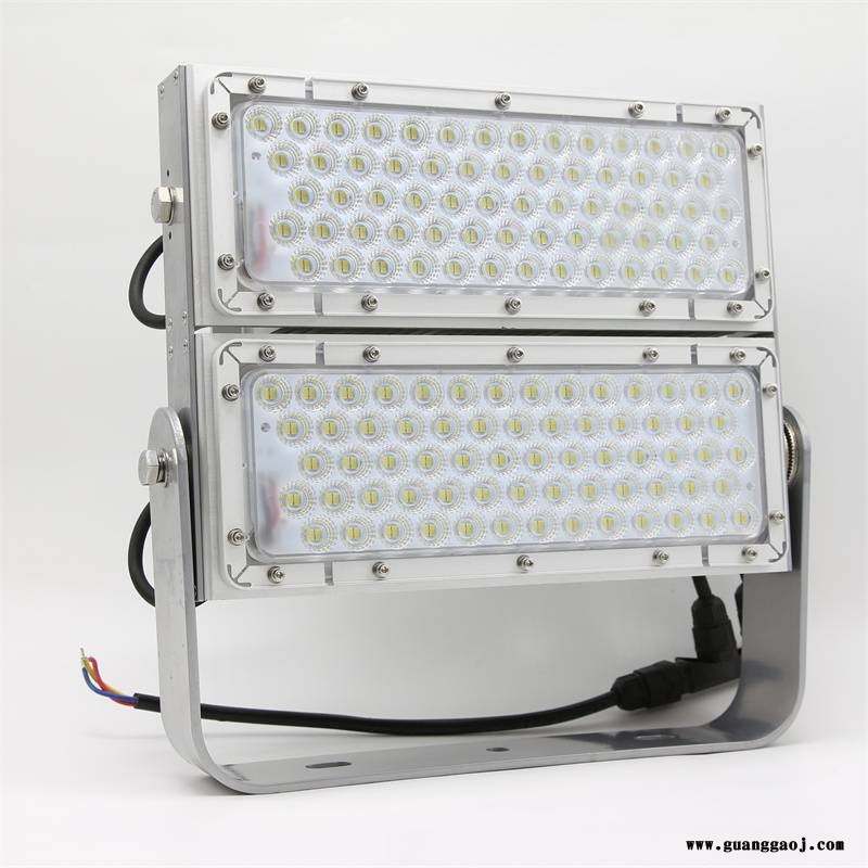 双模组投光灯 晶全照明BJQ9285 LED投光灯模组 厂区壁式LED投光灯生产厂家图2