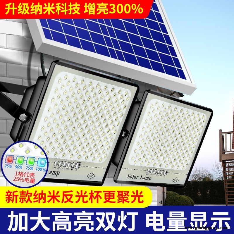 广场太阳能投光灯 庭院家用投光灯 LED投光灯厂家图1