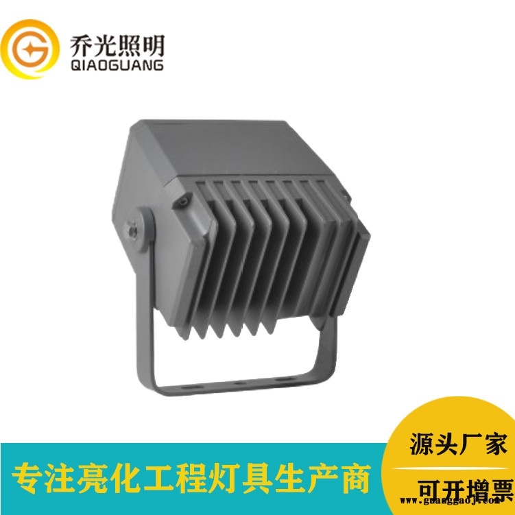 LED投光灯 酒店过道绿化户外防水方形泛光灯15WCOB投射灯LED桥梁工程投光灯图2