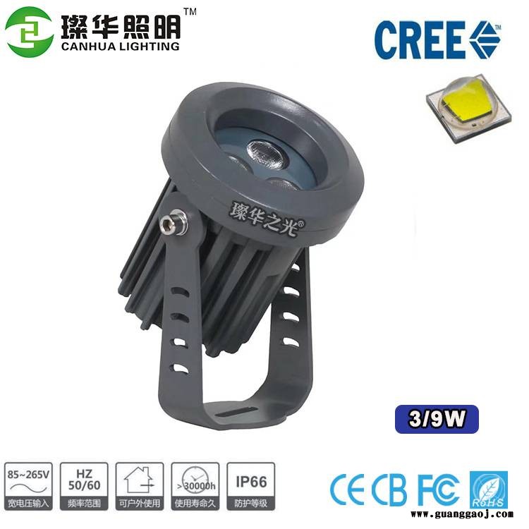 璨华照明SK-TGD-XK36C LED投光灯18w30w36w大功率圆形投光灯led投光灯投射灯图2