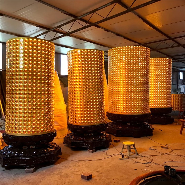 鸿缘法器 佛堂供奉千佛灯 道教电子转动光明灯 功德祈福千佛灯 LED显示屏千佛灯报价图2
