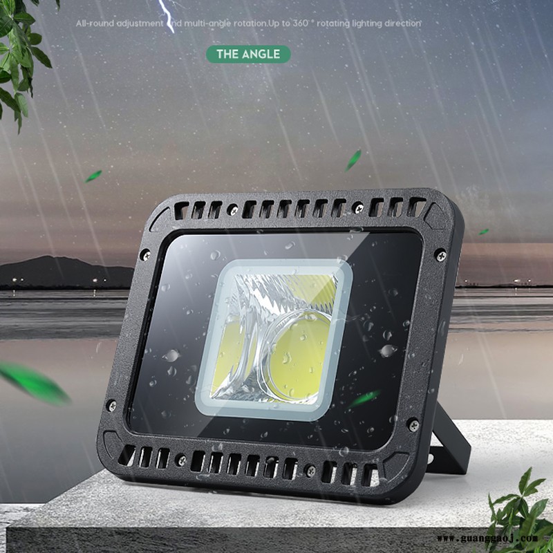 涵晟LED投光灯大功率300W/400W/500W/600WCOB投光灯IP65工程适用图2