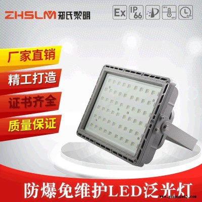 防爆免维护LED照明灯LED泛光灯仓库厂房专用灯加油站指定灯具投光灯大功率防爆灯郑氏新黎明方形