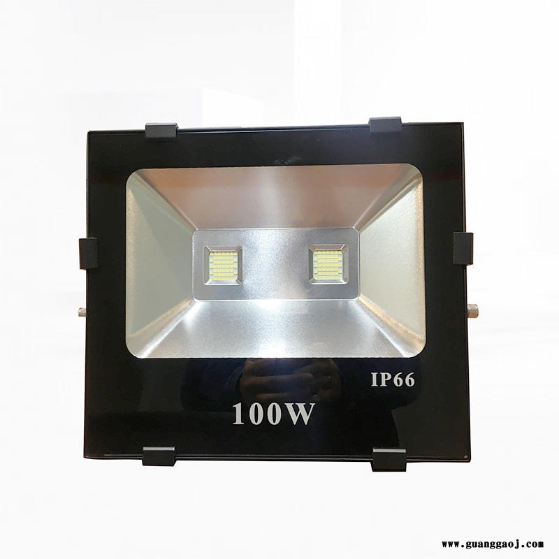 新款LED户外防水投光灯 广告招牌射灯 100W150W200W泛光灯 塔吊球场灯 建筑桥梁照明图2