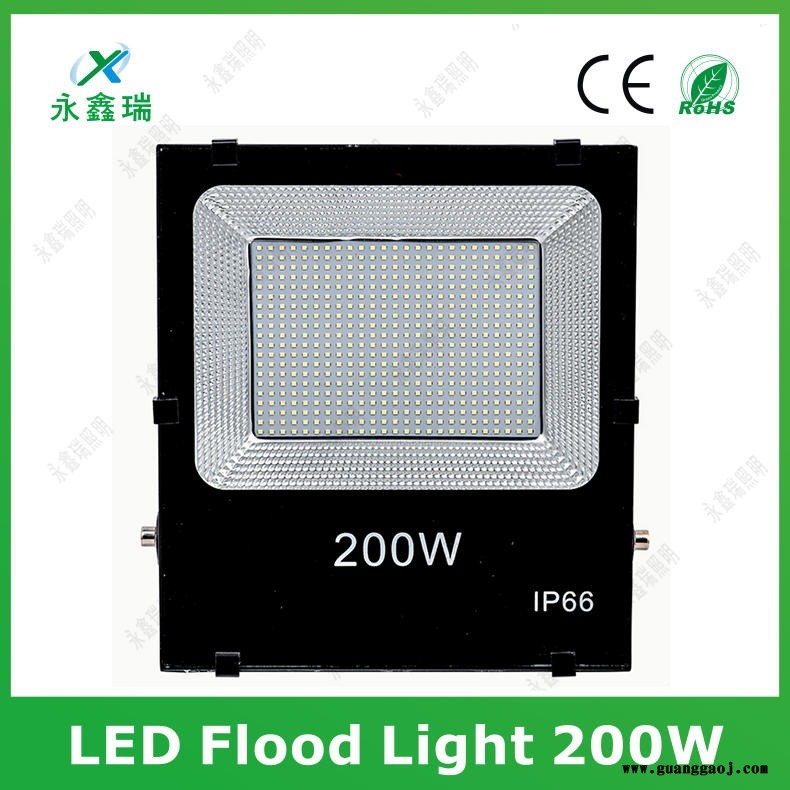 50W投光灯 LED鳍片散热泛光灯 户外IP65防水尘桥梁工程投射灯深圳泛光灯工厂直销100W150W200W图4