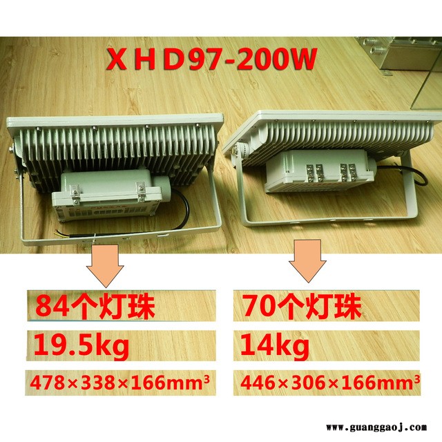150w防爆灯XHD97/CCD97同款防爆泛光灯 可加应急 防爆照明灯模组图5