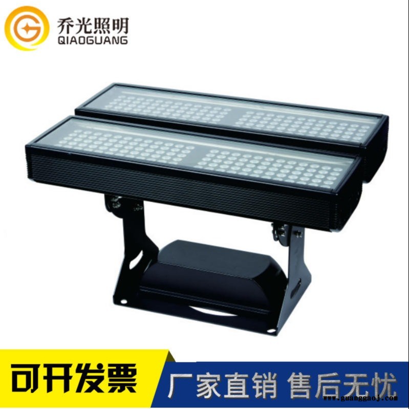 LED防水投射灯户外景观照明灯建筑外墙工程亮化条形双层聚光投光灯430W图1