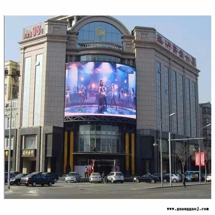 户外立柱显示屏 户外P8全彩led显示屏 泰美 led电子屏厂家图4