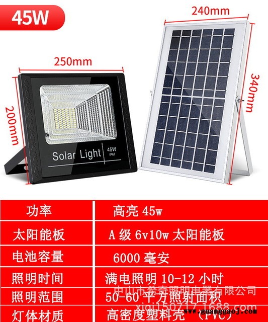 太阳能家用户外投光灯 聚宝盆款庭院灯 户外防水LED太阳能路灯图7