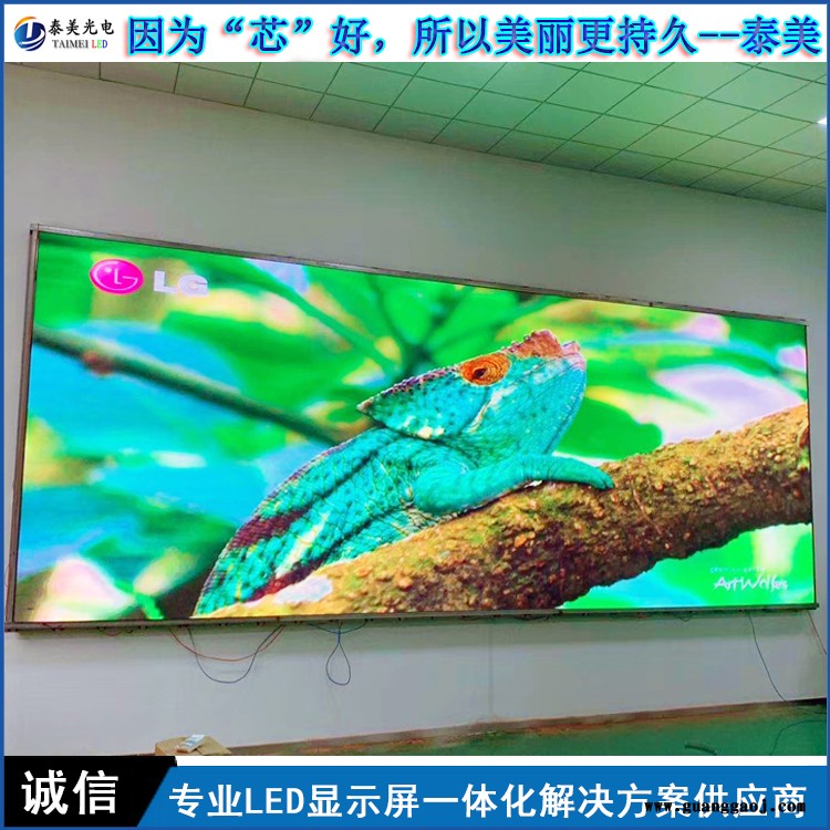 室内全彩屏 泰美 P2全彩4K高清大屏幕 室内LED显示屏 会议室led屏图2