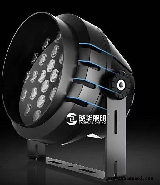 璨华照明SK-TGD-XK38 LED投光灯12W72W圆形大功率投光灯户外景观亮化私模投射灯图2