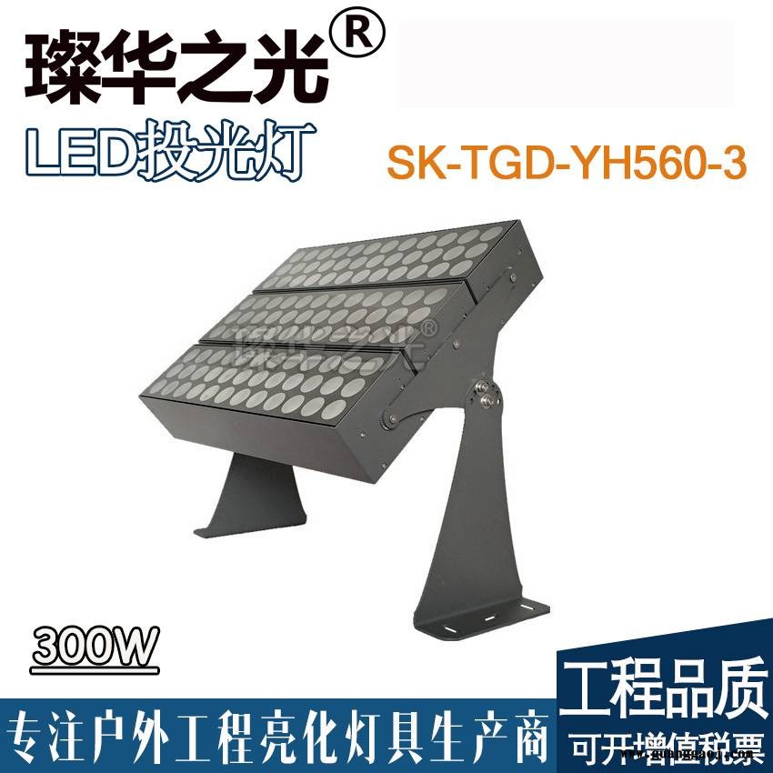 璨华照明SK-TGD-YH430 LED投射灯200W新款方形窄光束投光灯银河系列投光灯图3