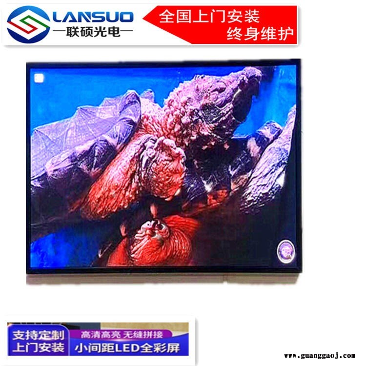 p2led电子屏 酒店led电子屏 联硕led显示屏厂家 led电子屏品牌图1
