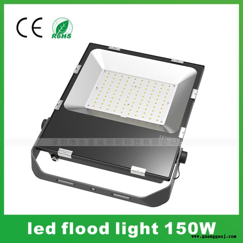 深圳泛光灯厂家 100WLED投光灯SMD3030贴片高品质户外IP65防水尘投射灯成品图2