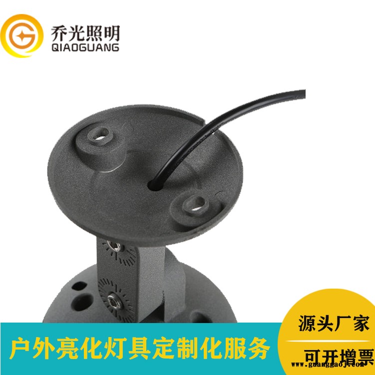 圆形大功率投射灯led户外灯 防水亮化220V酒杯投光灯18W建筑园林灯图2