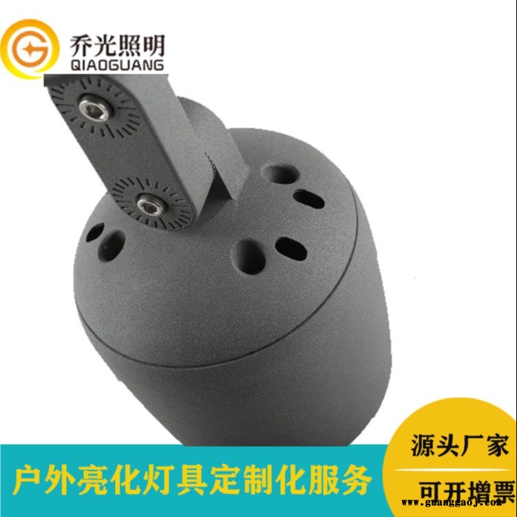 圆形大功率投射灯led户外灯 防水亮化220V酒杯投光灯18W建筑园林灯图1