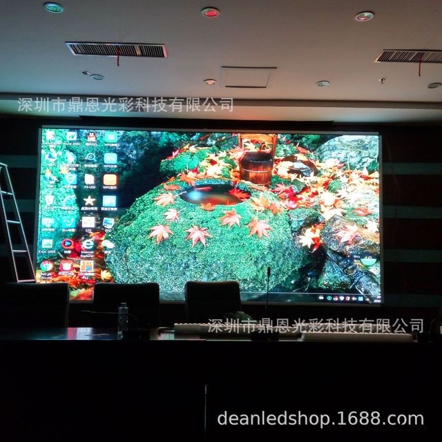 鼎恩P3室内高清全彩LED显示屏DE-P3-IN-192*192 室内展厅、宴会厅、会议室LED显示屏图4