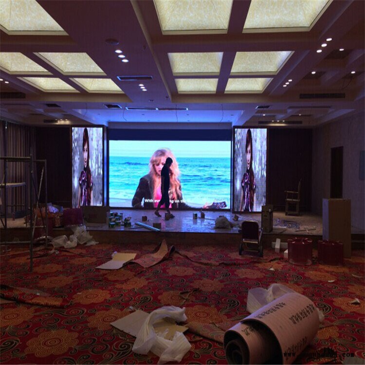 P3雾面灯LED显示屏价格 室内国星P3全彩电子屏展示效果图图2