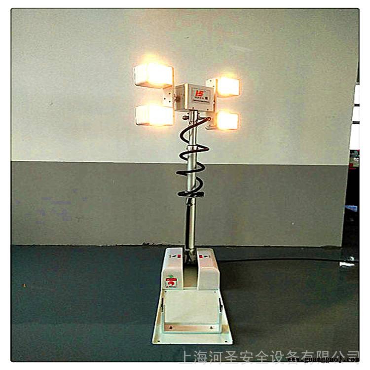 倒伏式升降照明2x150W12V投光泛光灯旋转升降照明灯图3